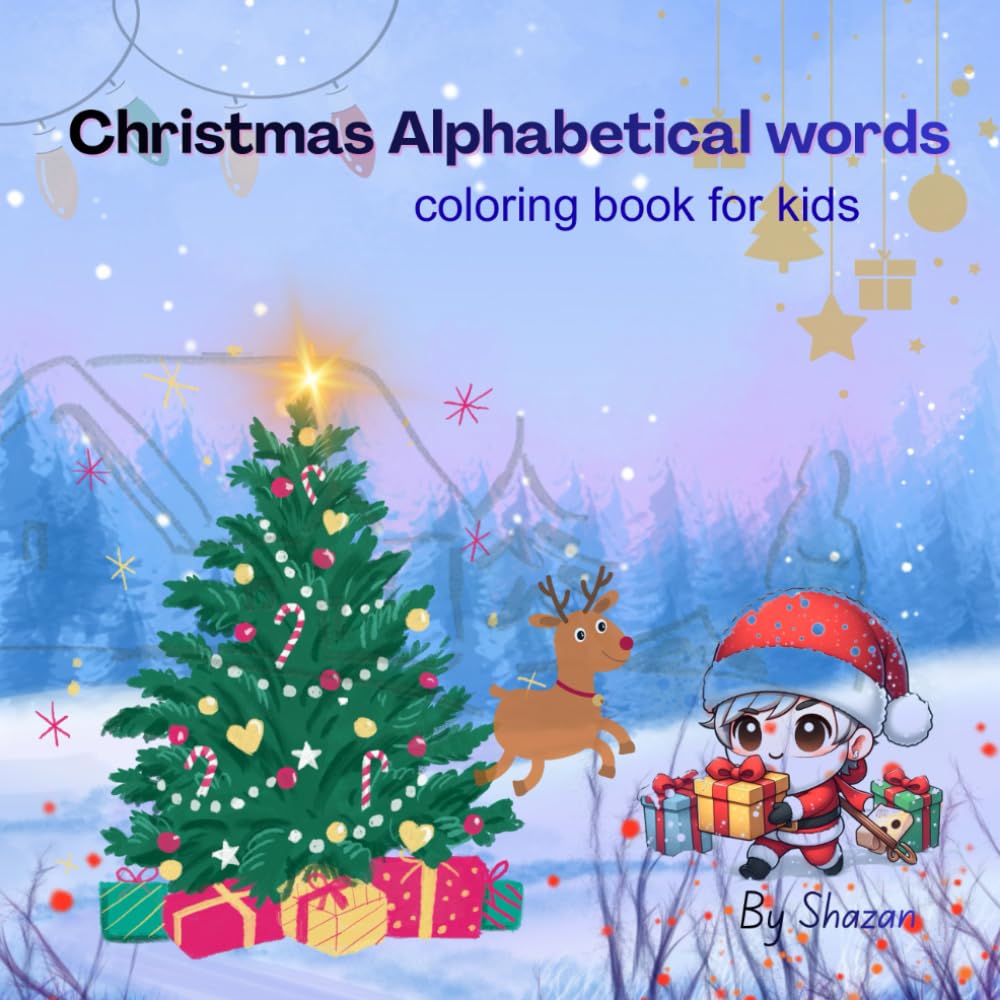 Christmas Alphabetical Coloring Book