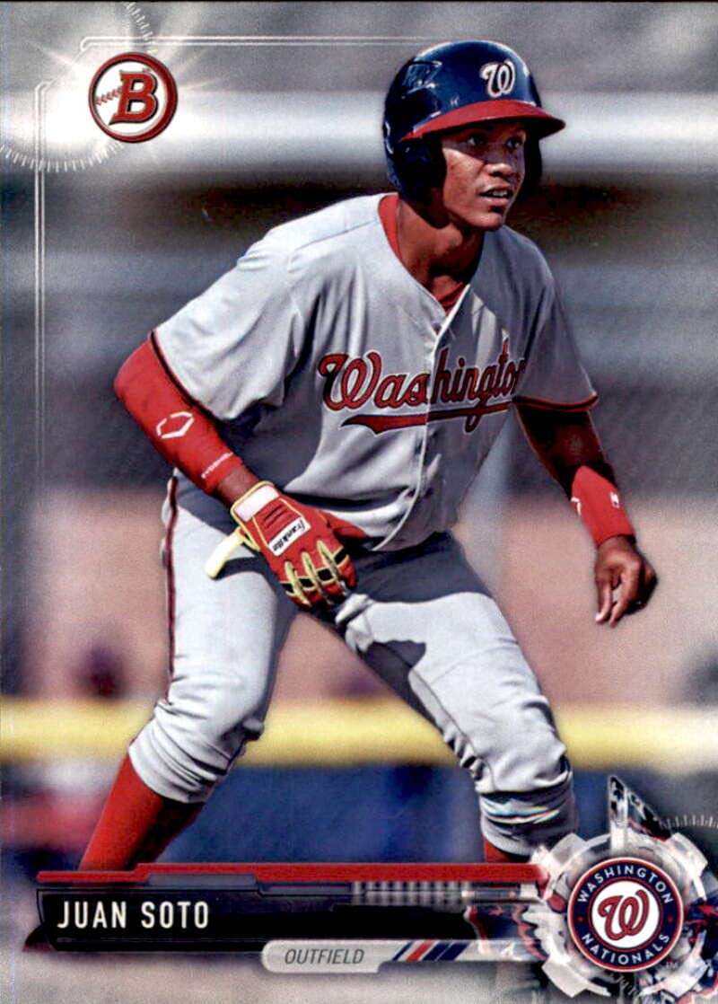 スポーツ選手 MLB 2017 JUAN SOTO CHROME ref Amazon.com: 2017 Bowman Chrome Prospects #BCP180 Juan Soto