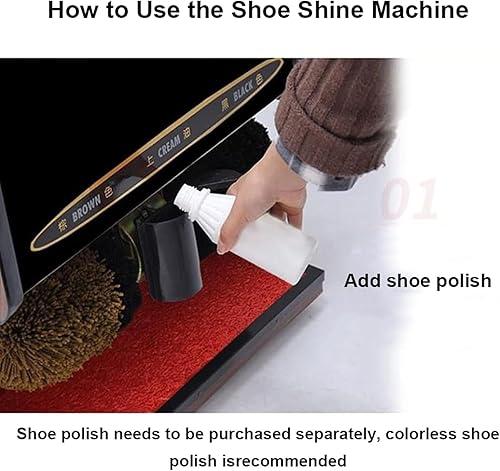 Miniatura 4 de Stainless Steel Commercial Shoe Polisher, Automatic Shoe Shine Machine, Machine Household Shoe Shine Electric, Hotel Automatic Shoe-Shining Machine