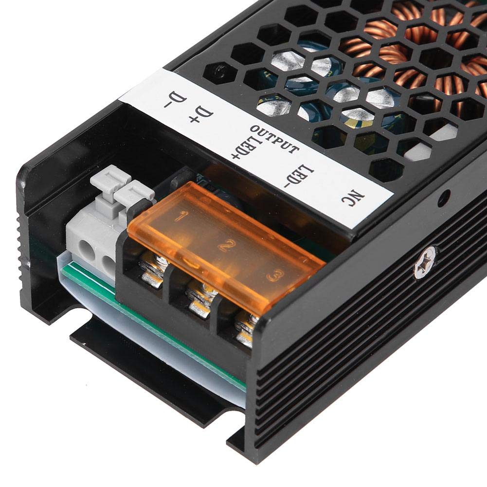 Alimentatore dimmerabile, 200W 0-10V in lega di alluminio dimmer supporto SCR 0~10V alloggiamento per striscia luminosa a LED ad alta efficienza(24V/8.33A)