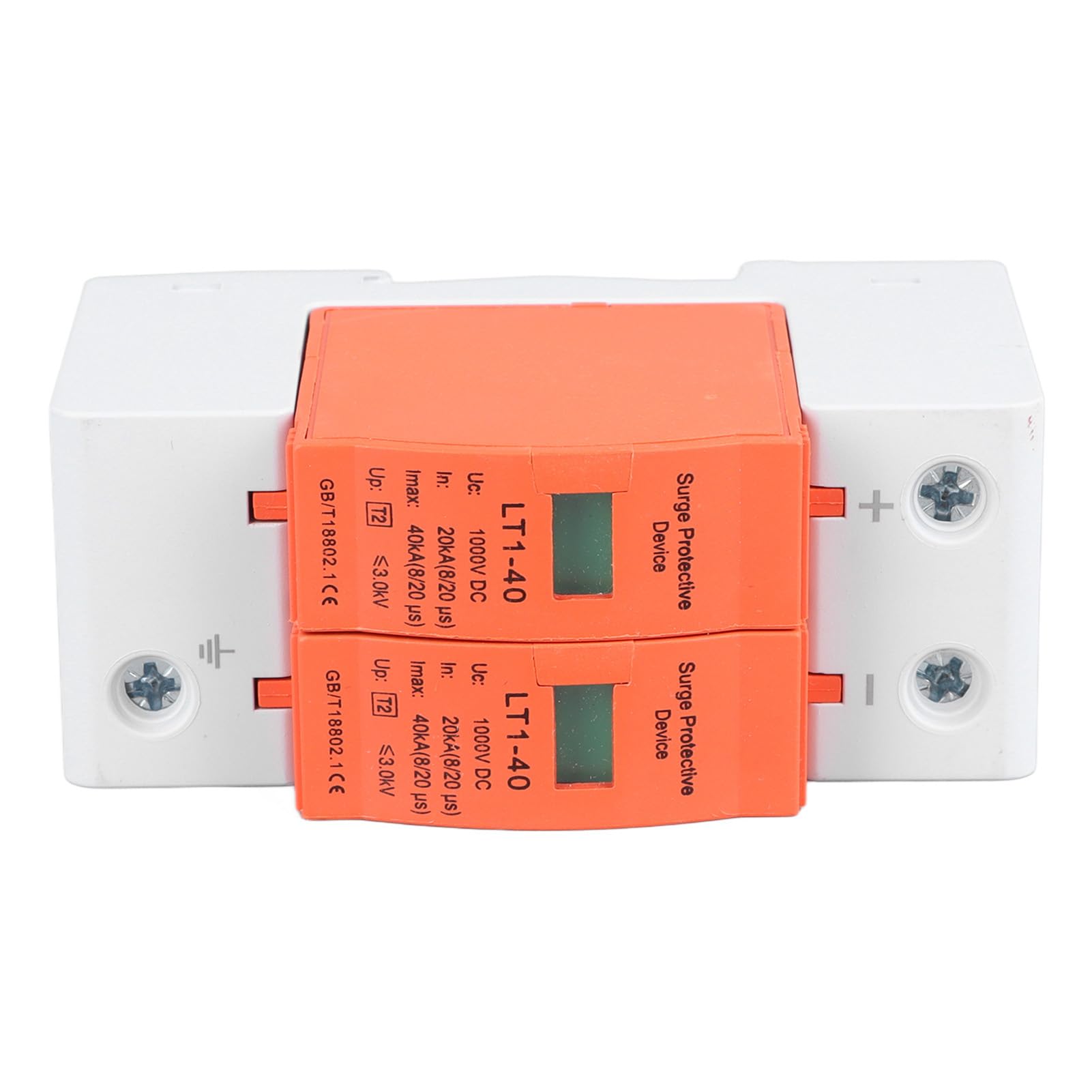YWBL-WH Dispositivo di Protezione da Sovratensione per Guida DIN 4P 40kA Dispositivo di Protezione da Sovratensione Scaricatore di con Involucro Ignifugo e Component