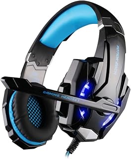 fone de ouvido,ERYUE KOTION CADA G9000 3.5mm Gaming Headphone Over Ear Game Headset Cancelamento de ruído Fone de ouvido com microfone LED Controle de volume de luz para PS4 Laptop Tablet Telefones