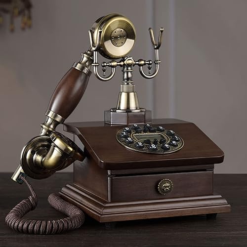 Miniatura 4 de European Retro Landline Telephone Home Vintage Antique Household Phones Classic Style Home and Office Telephone