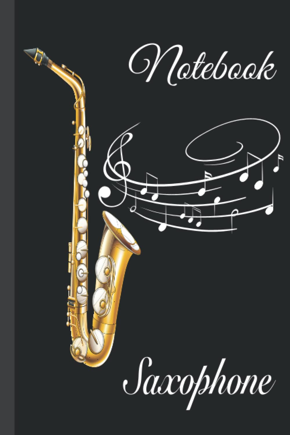 Saxophone Notebook: Saxophone Notebook Wide Ruled,Lined Paper Notebook for School, Students,Gift for Kids, Boys, Girls,Saxophone notebook,Saxophone lover
