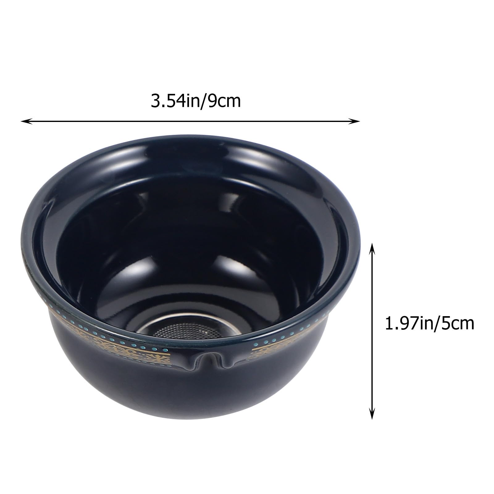 SHINEOFI Tetera de Cerámica Asa Lateral 1 Unidad Tetera Casera Ligera en Color Azul Recipiente para Té de Porcelana Adecuado para Servir y Disfrutar en Reuniones Familiares