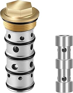 ﻿DA507041 Plumbing Pressure Balance Spool for Danze One-Handle Tub and Shower Valve, Pressure Balance Spool Hexagonal Head Design at the Top, Brass