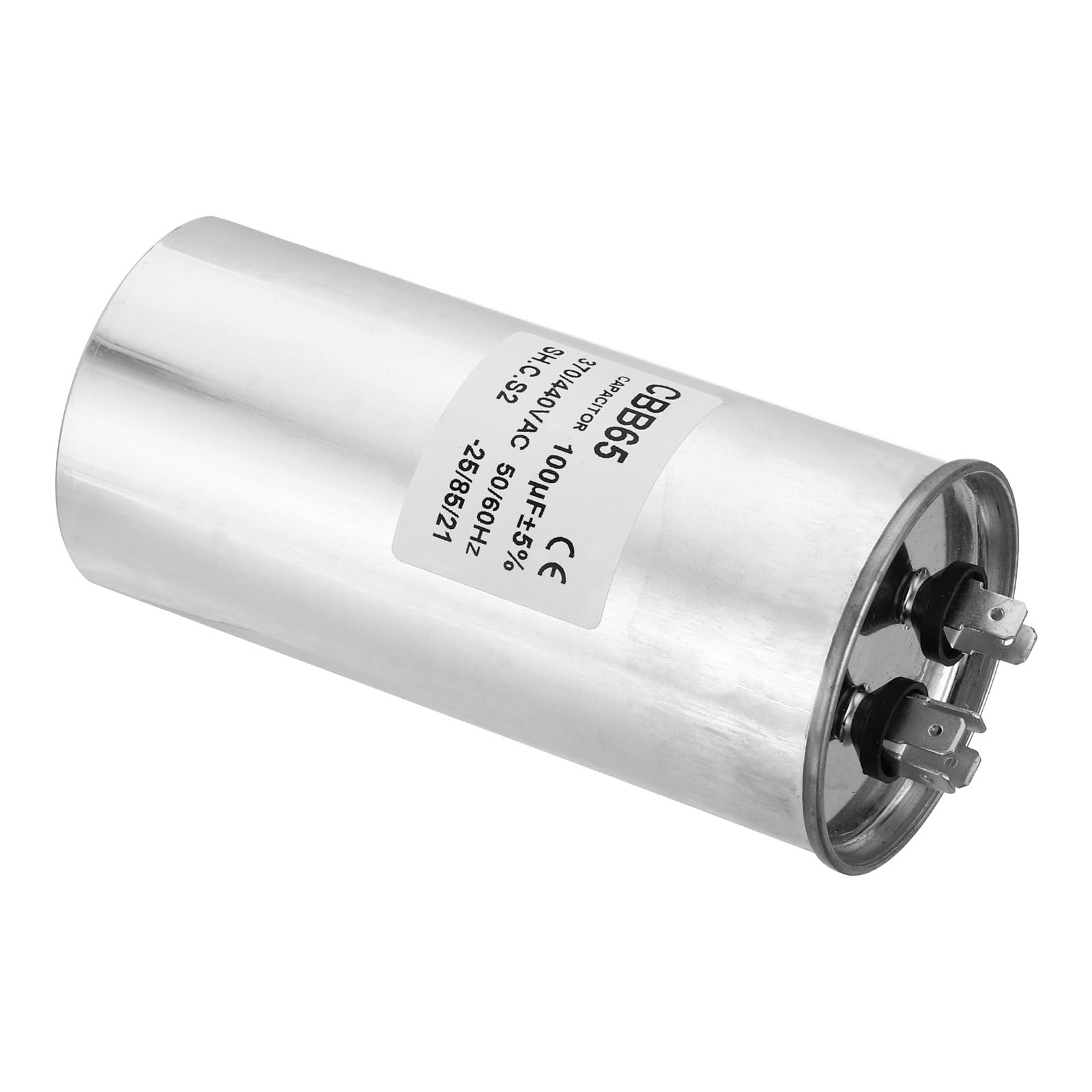 Condensador de funcionamiento circular CBB65 del condensador de arranque del ventilador de 100uF 100MDF 370/440VAC