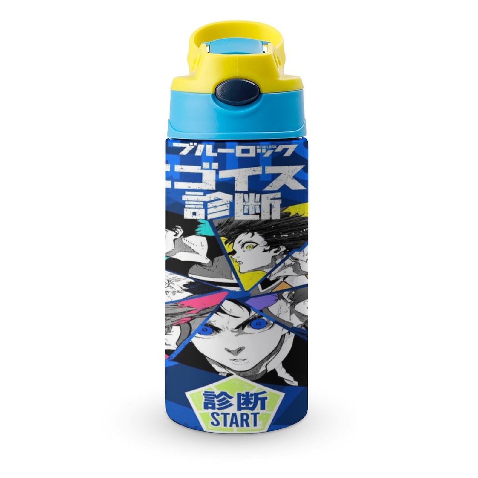Amazon｜ブルーロック水筒 子供用魔法瓶 直飲み ストローカップ キッズ