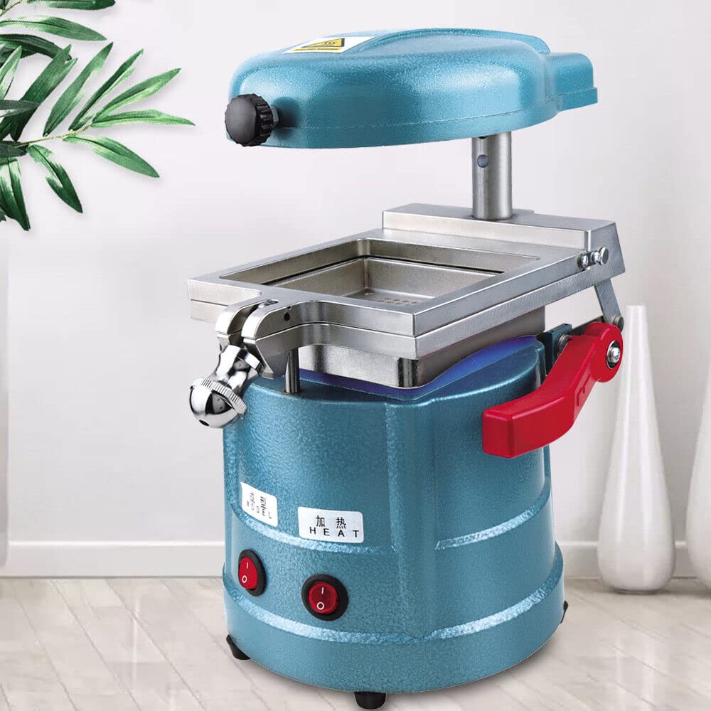 Próżniowa maszyna do termoformowania do laboratorium dentystycznego, 800 W, regulowana rama, symetryczne ogrzewanie, do ciężkich obciążeń