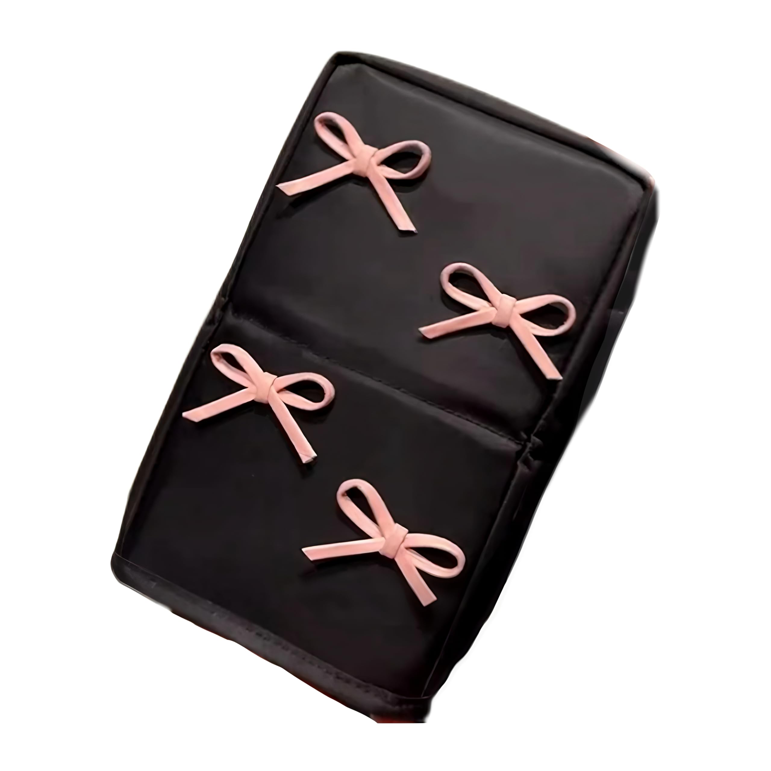 Lyoveu M-UP3 Nylon Large Cosmetic Makeup Bag, Makeup Brush Organizer Bag for Women Travel Toiletry Organizer Bag, Cosmetic Pouch Easy to Clean