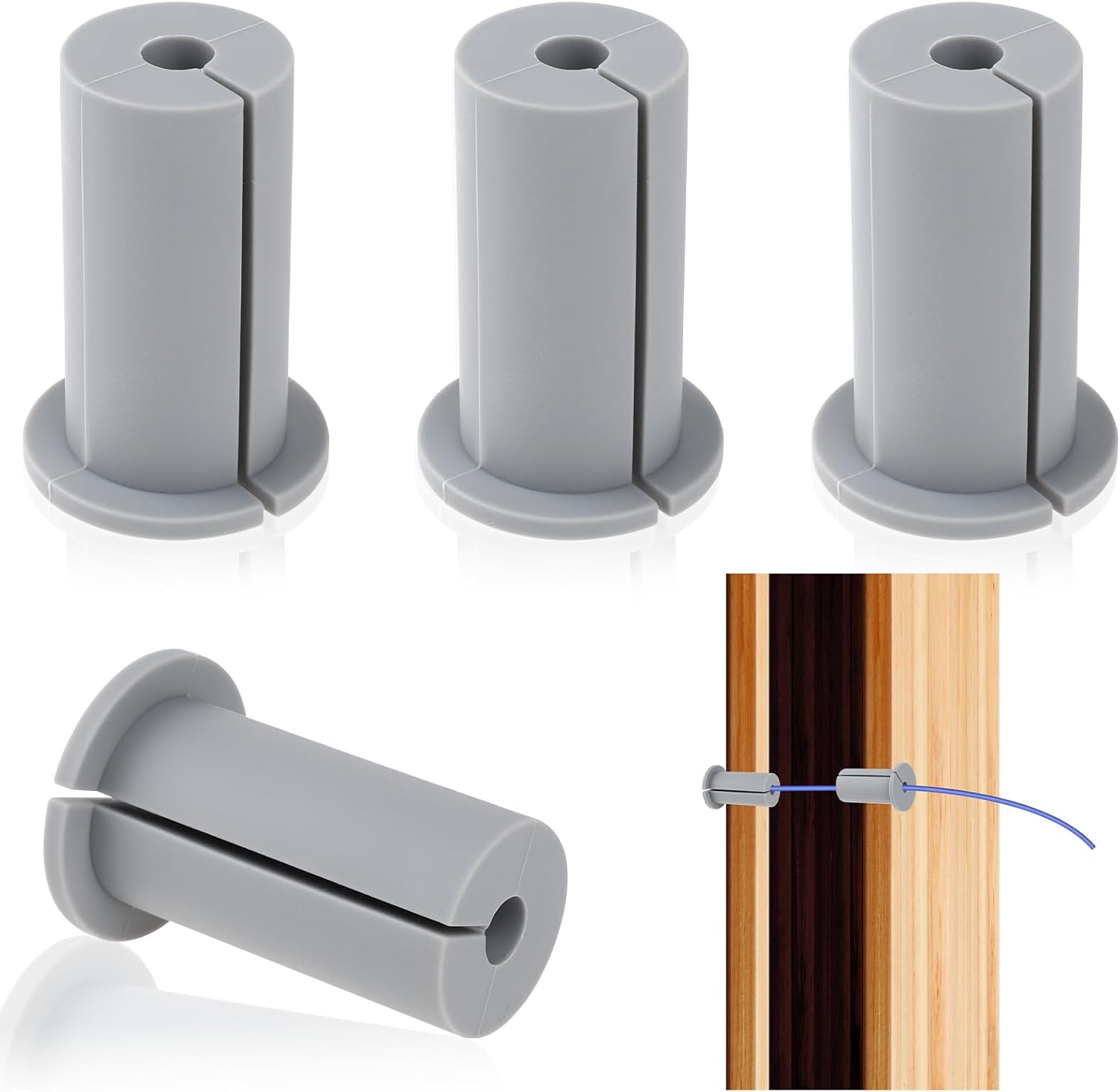 Bewudy 4 Pcs Cable Routing Kit for Starlink, Cable Feed