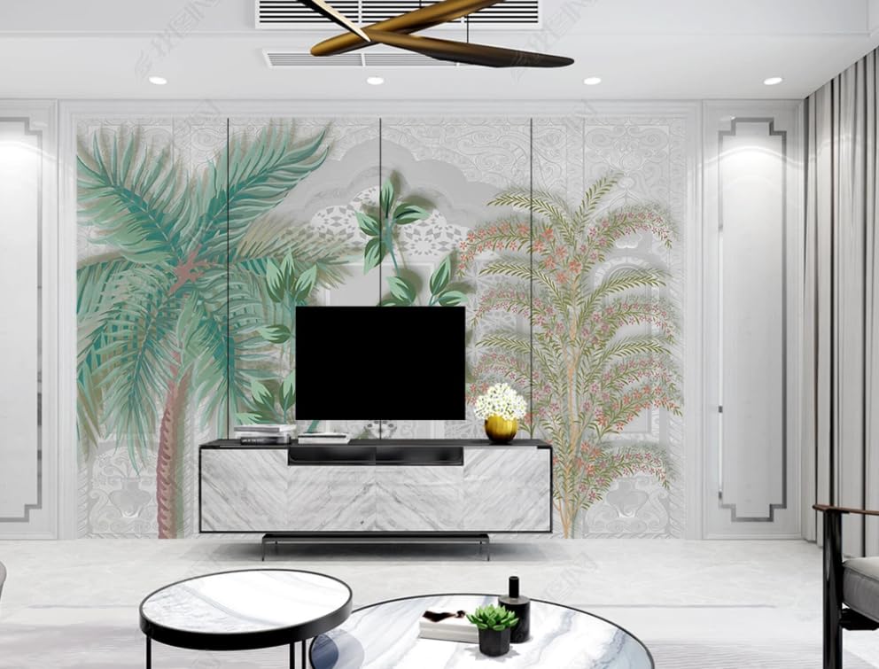 Poster géant mural forêt tropicale papier peint intissé haut de gamme