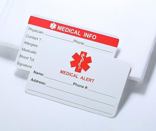 Miniatura 7 de Pulsera ajustable de acero inoxidable y silicona negra con hebilla de cinturón ajustable de alerta médica para hombres y niños