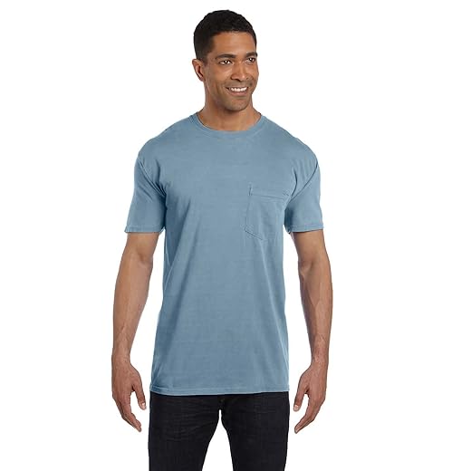 6030 Chouinard Men's Heavyweight Short-Sleeve Pocket Simple Tshirt XL Bay Dirdye