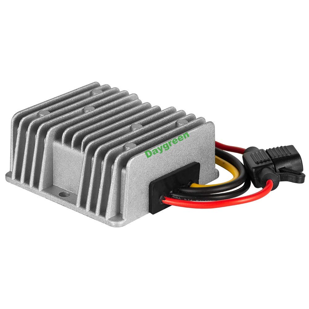 Daygreen Voltage Regulator DC 36V 48V Step Down to DC 12V Buck Transformer Converter (36V/48V to 12V 10A)-image-26