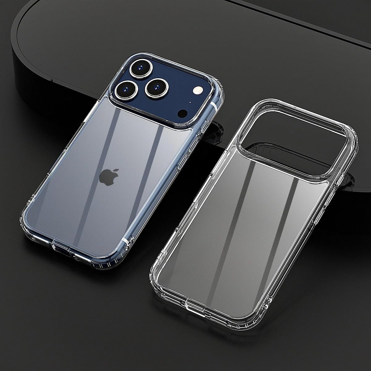 for iPhone 17 Pro Case Clear, [Anti - Yellowing] [Military-Grade Drop Protection] Protective Clear for Apple 17 Pro Case with Shockproof Bumper 2025