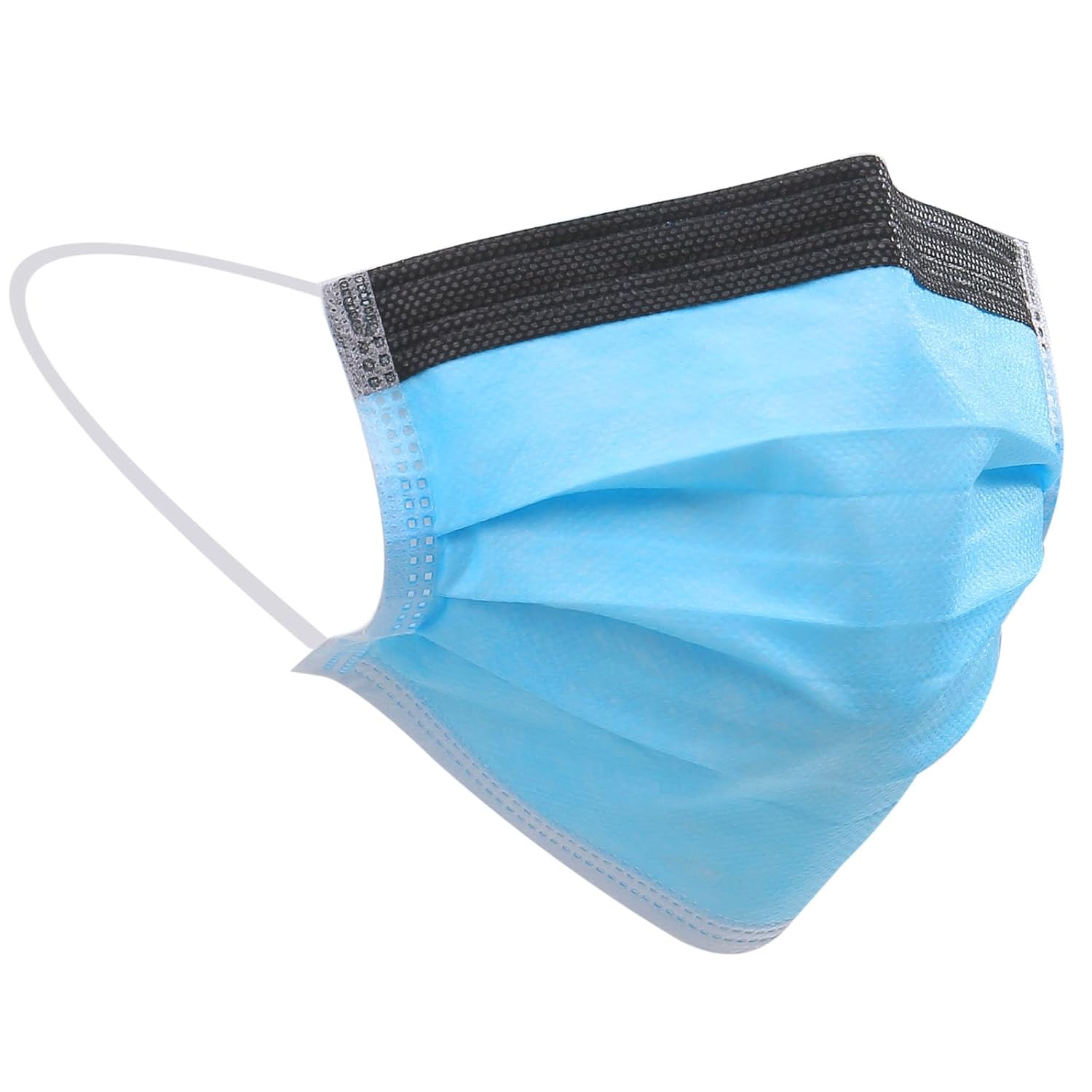 2000PCs Tigris Antifog Foam Blue Face Mask by JEVOLVE | 3Ply Level-3 Mask Breathable Individually Packed Indoor & Outdoor Use