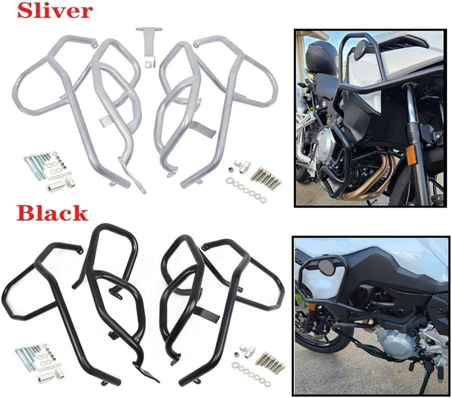 Engine Guard Crash Bar Bumper Engine Guard Crash Bars Bumper Stunt Cage for F850GS for F750GS 2017-2023 Motorcycle Frame Protection Bumper Engine Guard Crash Bars
