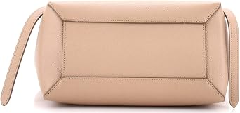 Pre-Loved Belt Bag Textured Leather Micro, Neutral