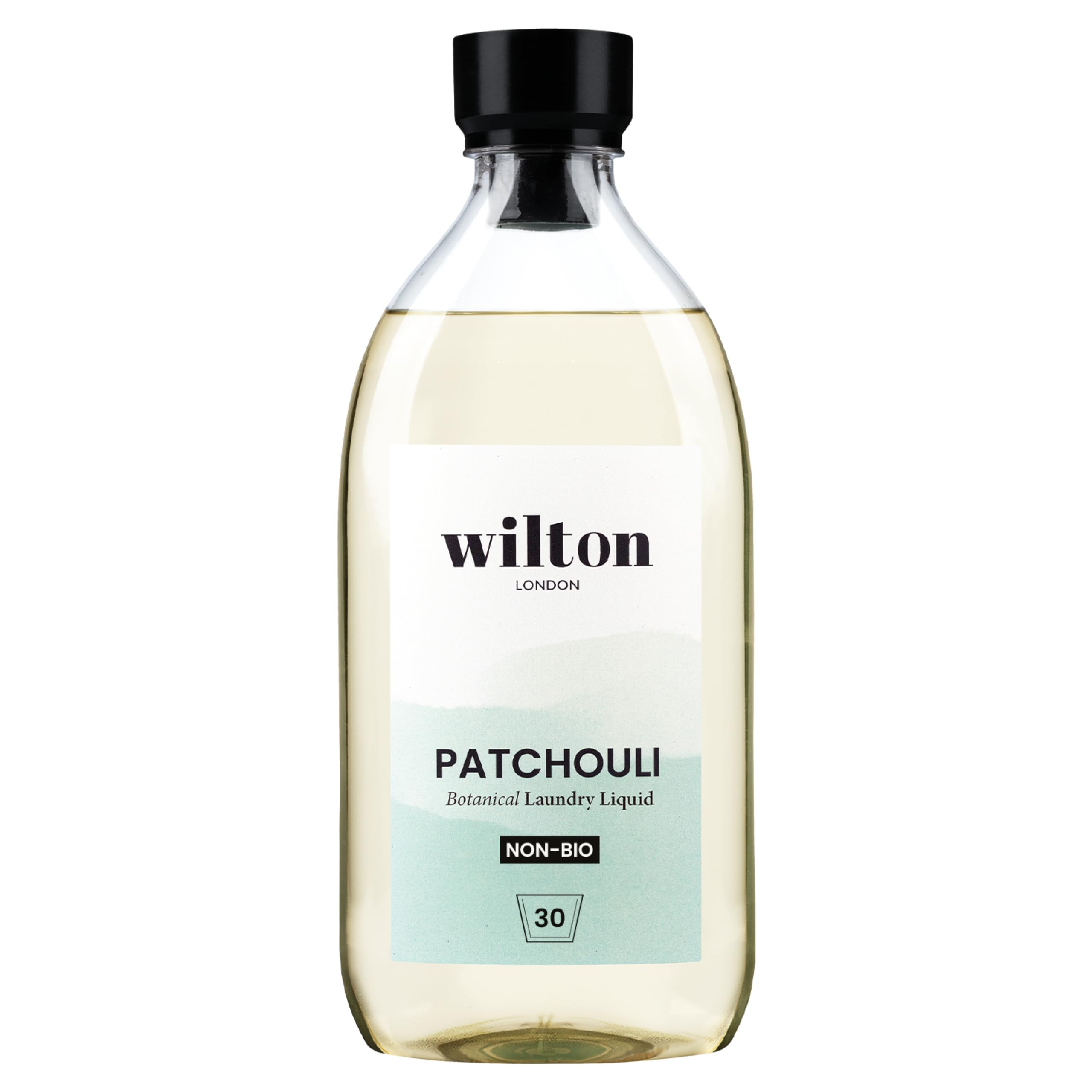 Eco Friendly Patchouli Laundry Liquid 30 Washes - Non-Bio - Plant-based & Biodegradable Detergent - Packed with Essential Oils - Made in UK - 1 Litre