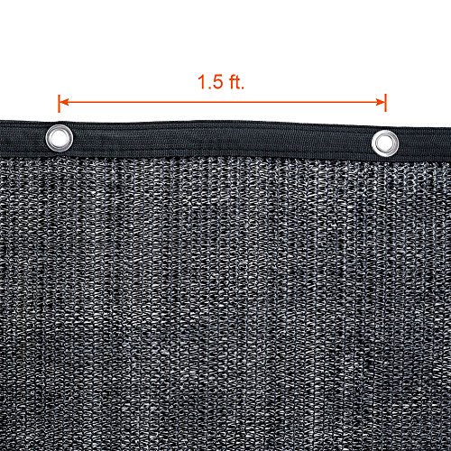 Agfabric 70% 10X 10Ft Sunblock Shade Cloth With Grommets For Garden Patio Black #TOP3