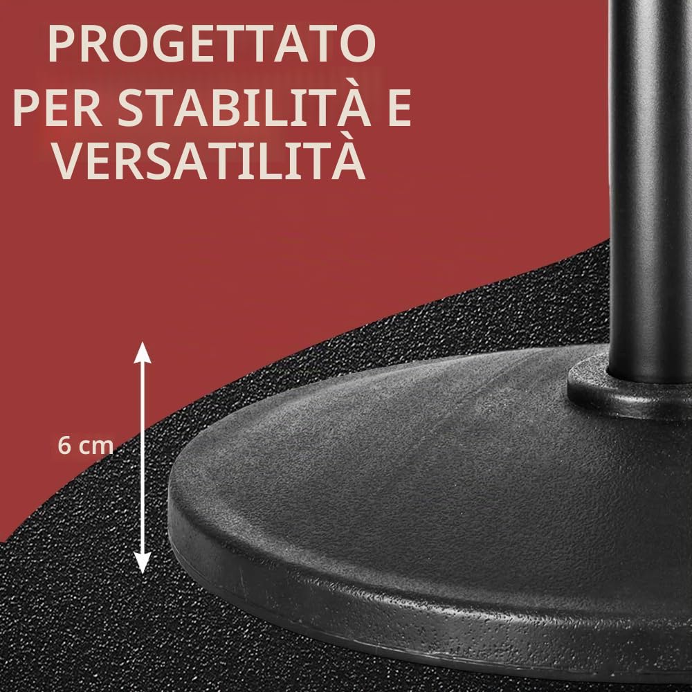 RAM Online Base per ombrellone Nero 5060459958852
