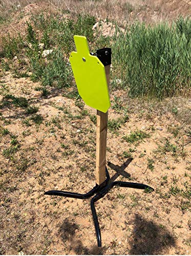 Highwild Target Stand Ar500 Steel Target System - 12"X 20"X 3/8" Silhouette With 2X4 Stand Mount Kit #TOP4
