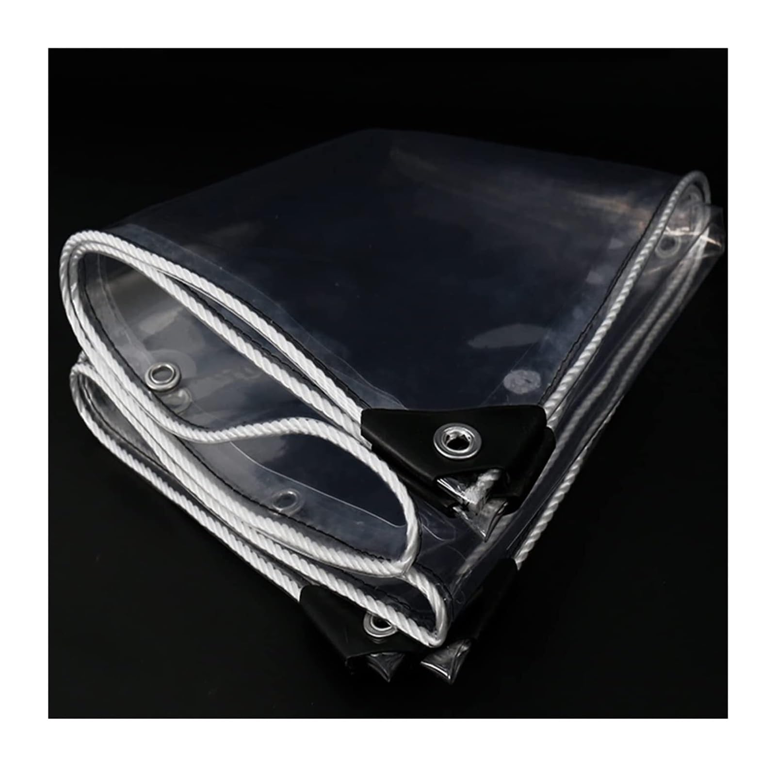 Bâche Transparente Antigel Imperméable en PVC Écran de Protection Serre 4x1.5