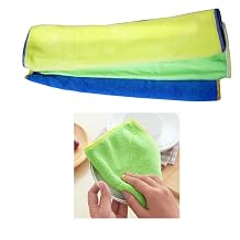 3 Pc Microfiber Drying Cloth Cleaning Wipe Detail Wash Car Vehicle Washing Pad