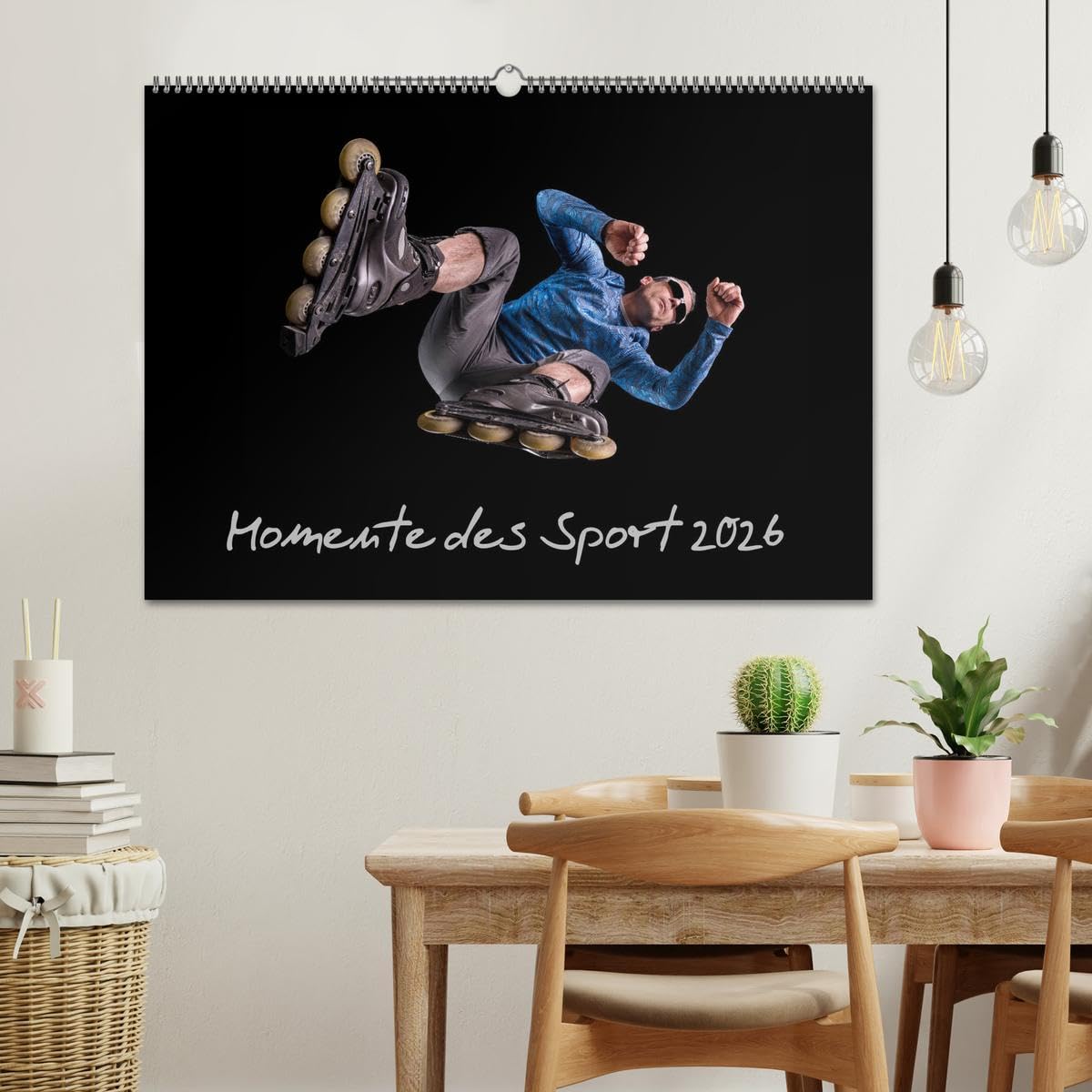 Momente des Sport (Wandkalender 2026 DIN A2 quer), CALVENDO Monatskalender: Sportler aus der Drohnen- und Bodenperspektive (CALVENDO Sport)