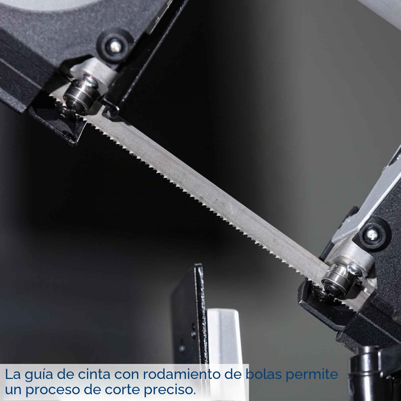 Scheppach - Sierra de cinta para metales MBS1200 | 1200W | Corte 127x127mm | Velocidad variable: 0,7-2,4 m/s | Ligera, manejable y extraíble para uso eléctrico | LED&Segunda hoja incluida