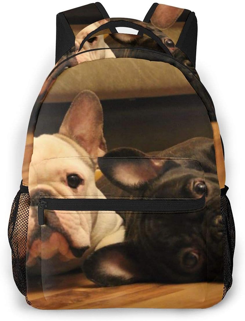 French Bulldog Backpack Men Women Business Travel School