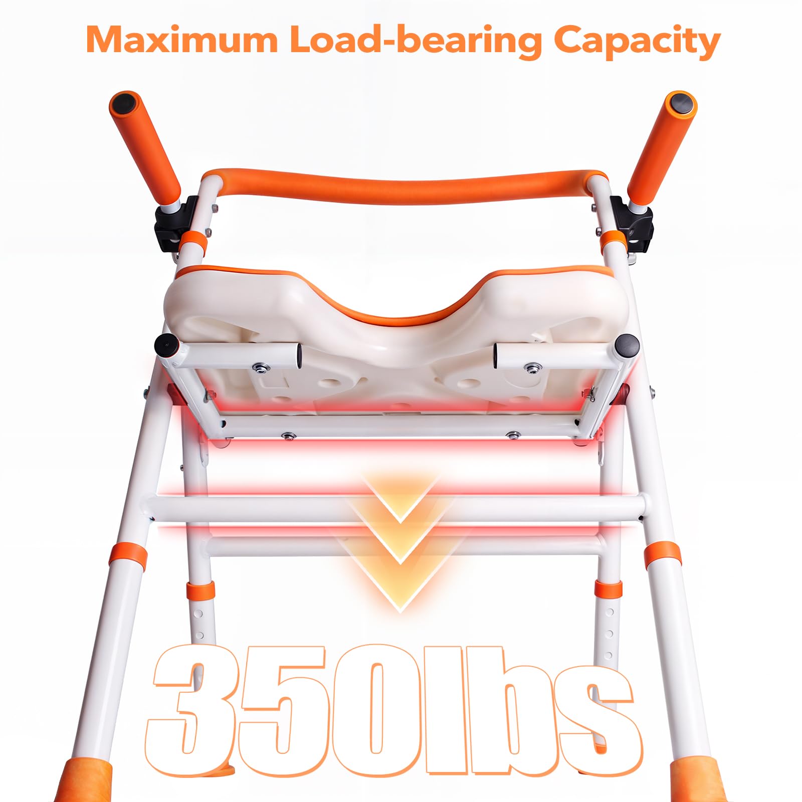 Silla de ducha plegable, asiento de ducha plegable para ducha interior, silla de ducha minimalista con brazos y altura de respaldo ajustable, silla de bañera de seguridad portátil para
