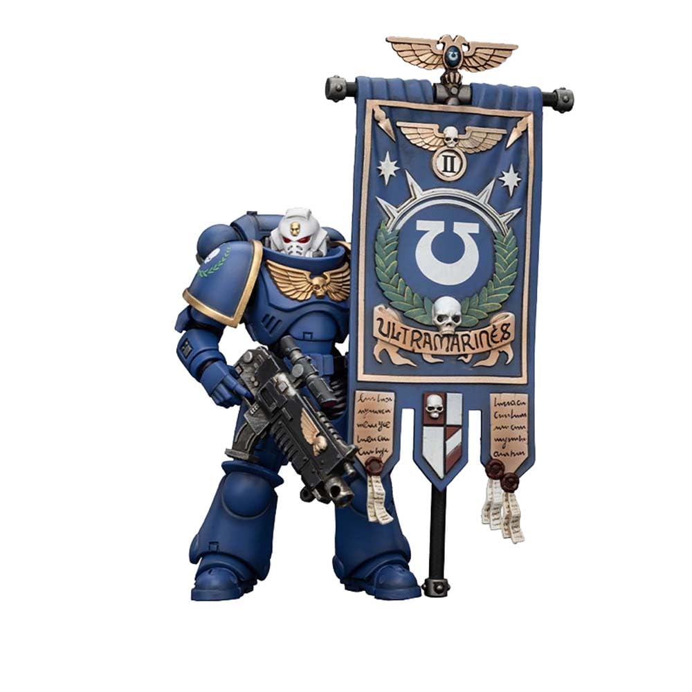 JOYTOY Warhammer 40k Ultramarines, Ultramarines Heroes of the Chapter Primaris Ancient Posca 1/18 Action Figure, Dedicated To You Who Love Collecting — image 1