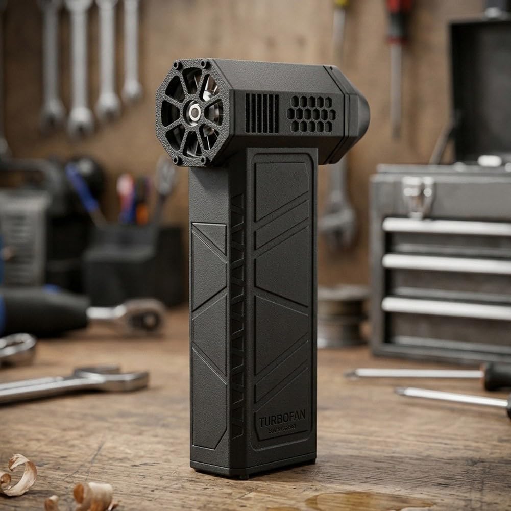 Turbo, X3 Violent Turbo Ventilateur, 4000 mAh, ventilateur industriel souffleur de poussière, ventilateur violent, pour enlever rapidement les débris