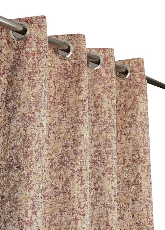 FABDRAPE Heavy Jacquard Fabric Luxury Looks Texture Design Room Darkening Curtains for Long Door 9 Feet, Maroon, Pack of 2 Pieces (B0CR7QVSYR) Amazon Price History, Amazon Price Tracker