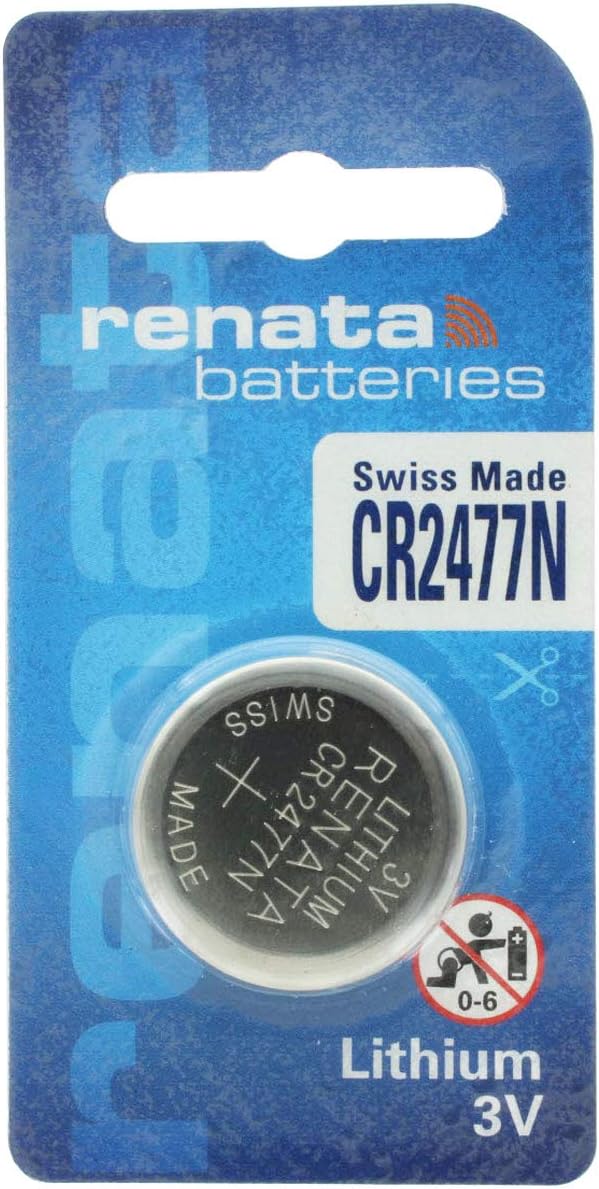 Renata CR2477N Lithium Button Battery 3 Volt
