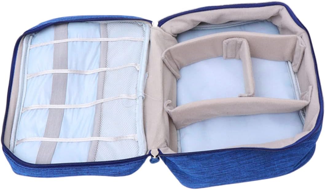 Mipcase Multi-function Data Cable Storage Bag Portable Sky- Organizer for Travel Accessories for Usb Cords Power Banks and Earphones