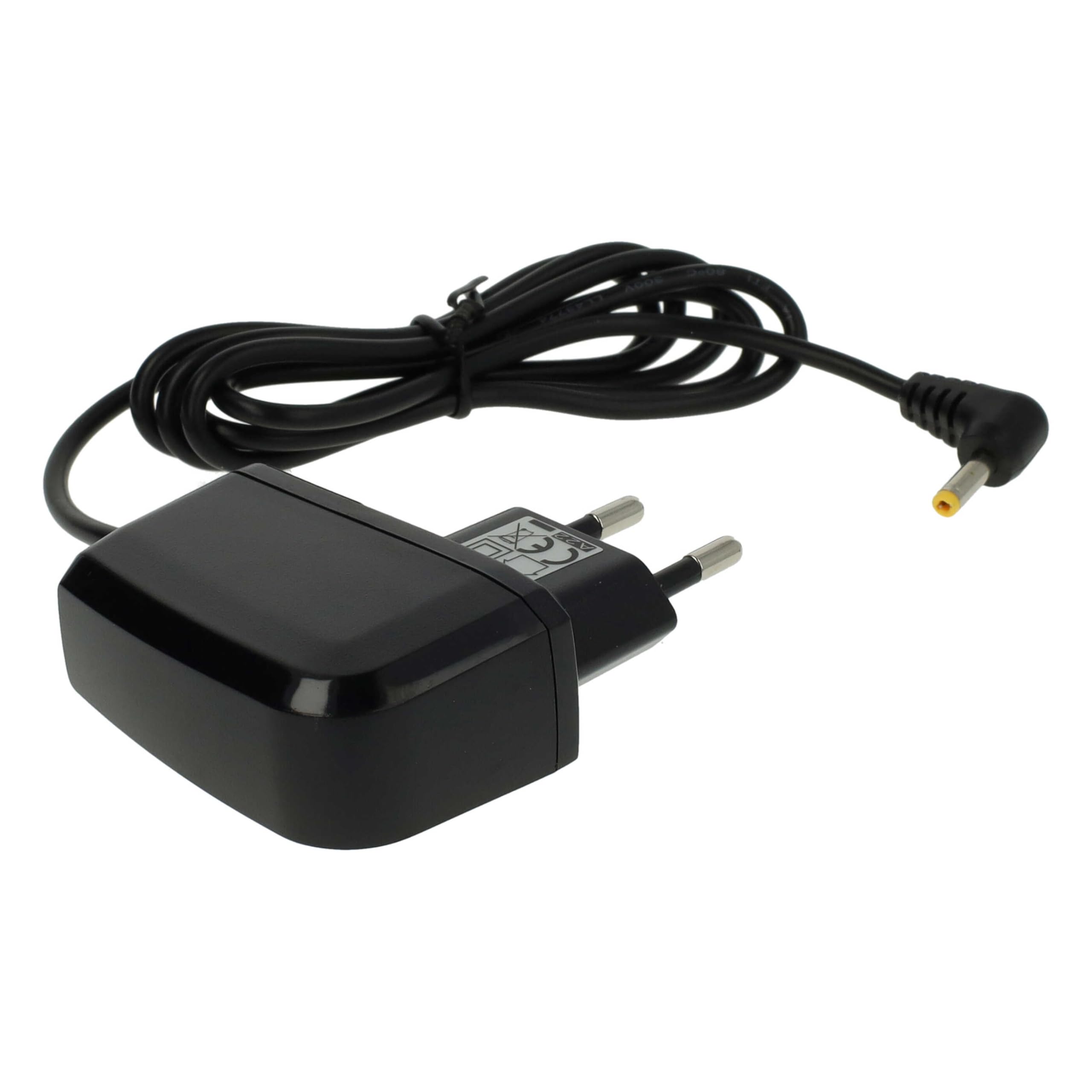 vhbw Fuente de alimentación, Cable de Carga Compatible con Sony PlayStation Portable PSP Steet, Small & Lite, Brite reemplaza Sony PSP-100 (220V)