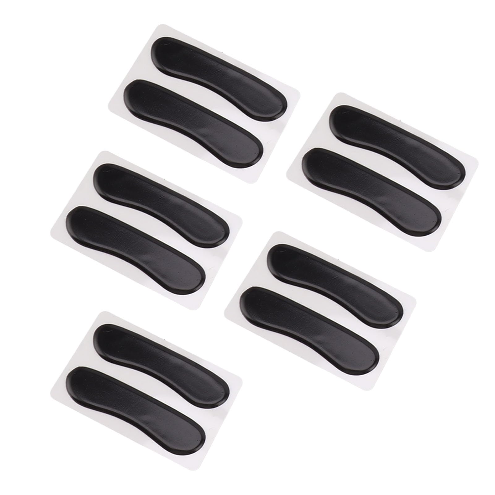 10pcs Long Drum Dampeners, Drum Dampeners Pads, Vibration Reduction Soft Silicone Drum Silencers Drum Muffler Drum Pads for Cymbals (Black)