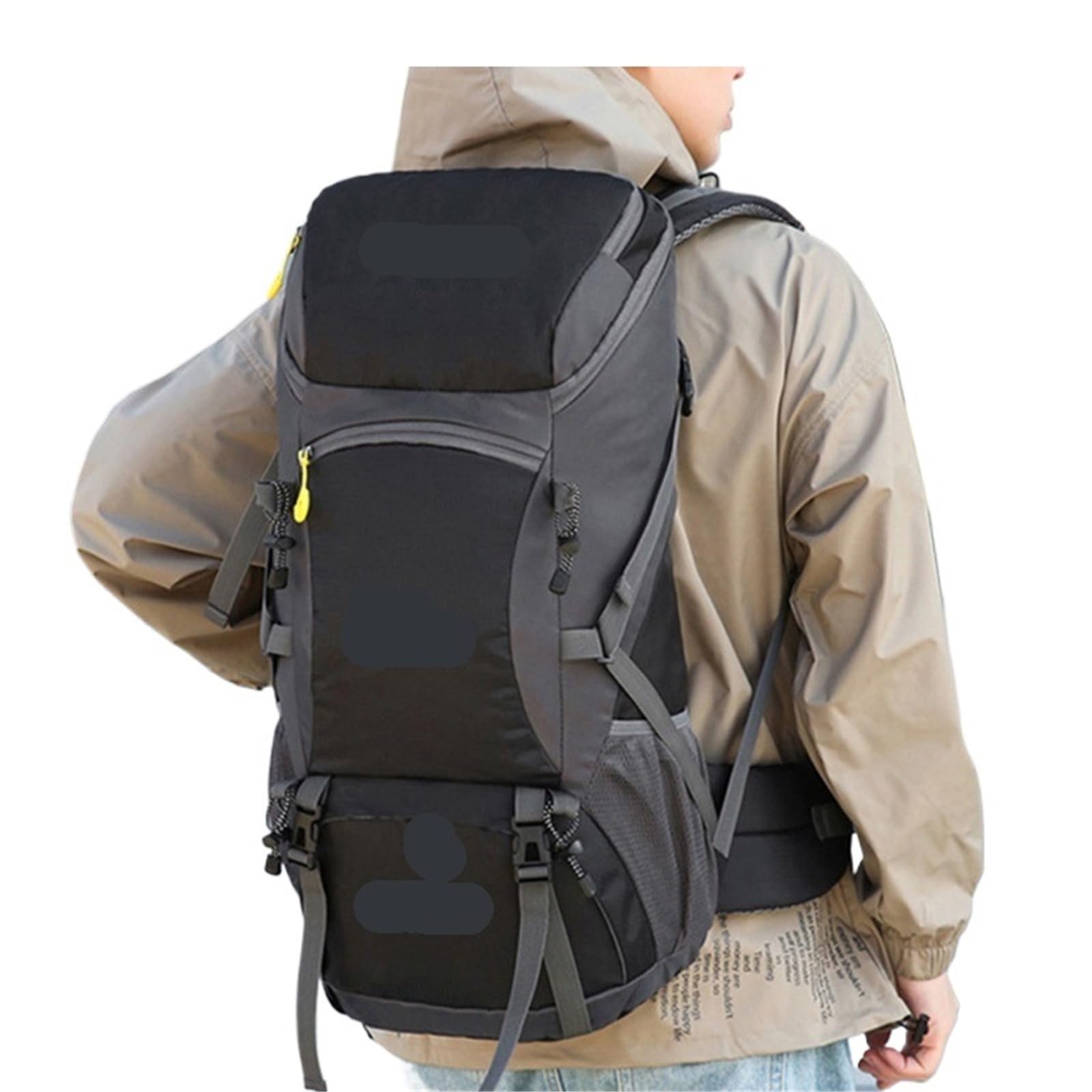 Zaino Escursionismo Zaino da viaggio 50 litri campeggio for uomo Borsa trekking grande turistico Sport all'aria aperta Arrampicata Bagagli for alpinismo(50L RD only Bag)