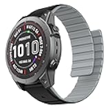 ISABAKE Compatible with Fenix 5/Fenix 6/Fenix 7 Band,22mm Soft Silicone Watch Strap for Fenix 5 Plus/Fenix 6 Pro/Approach S62/Quatix 6,Replacement for Forerunner 935/Quatix 5 Smartwatch Bands