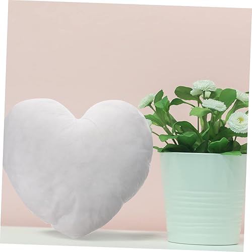 Miniatura 8 de SEWOART Almohada de corazón de durazno Cojín de guardería Cojín de silla Cojín de piso Inserto en forma de corazón Relleno de almohada al aire libre