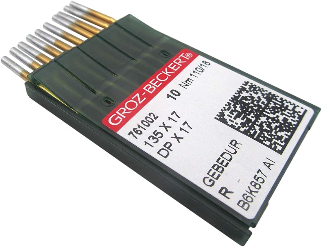 GROZ-BECKERT Needle in CKPSMS Clear Plastic Box - 50 Groz-Beckert DPX17 SY3355 Gebedur Titanium for Industrial Walking Foot Machine Needles - Image 4