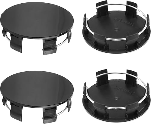 Miniatura 8 de 4 tapas centrales de rueda para Ford Mustang 2001-2014Focus 2002-2004F-150 2010-20142015 200 S Sedan llantas exteriores de 2.559 in (2.56 pulgadas)