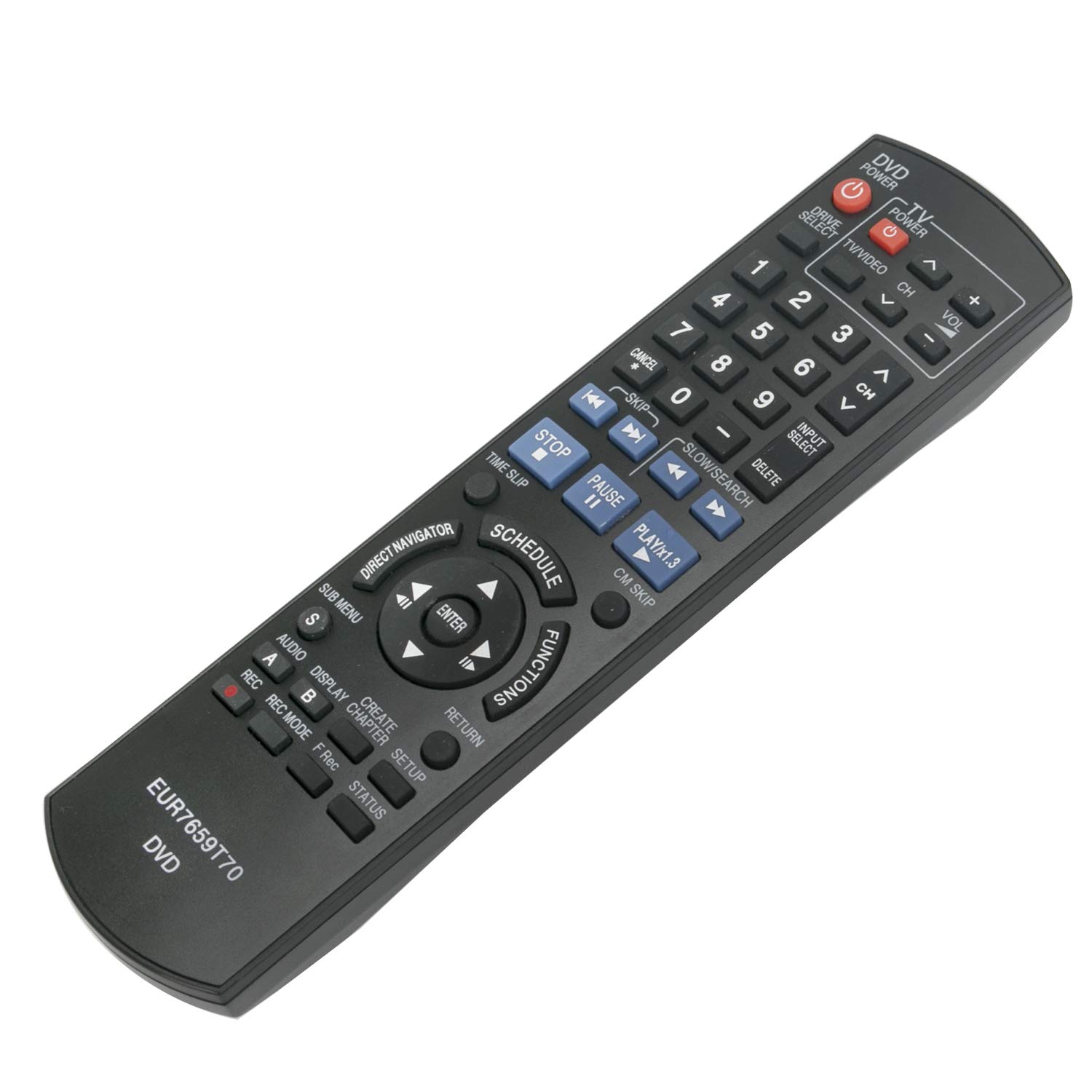 Amazon.com: New EUR7659T70 Replaced Remote fit for Panasonic DVD