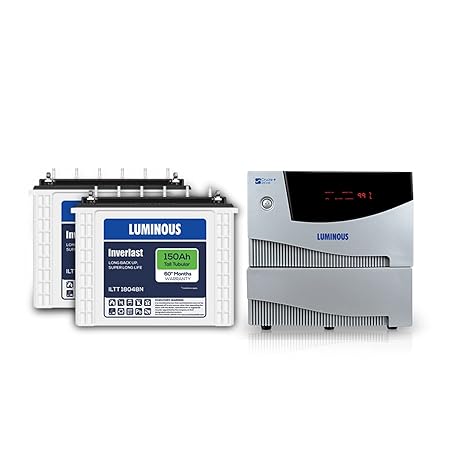 Luminous Cruze 2KVA + ILTT18048 150Ah Tubular Battery, White (LC2KVA+ILTT18048)