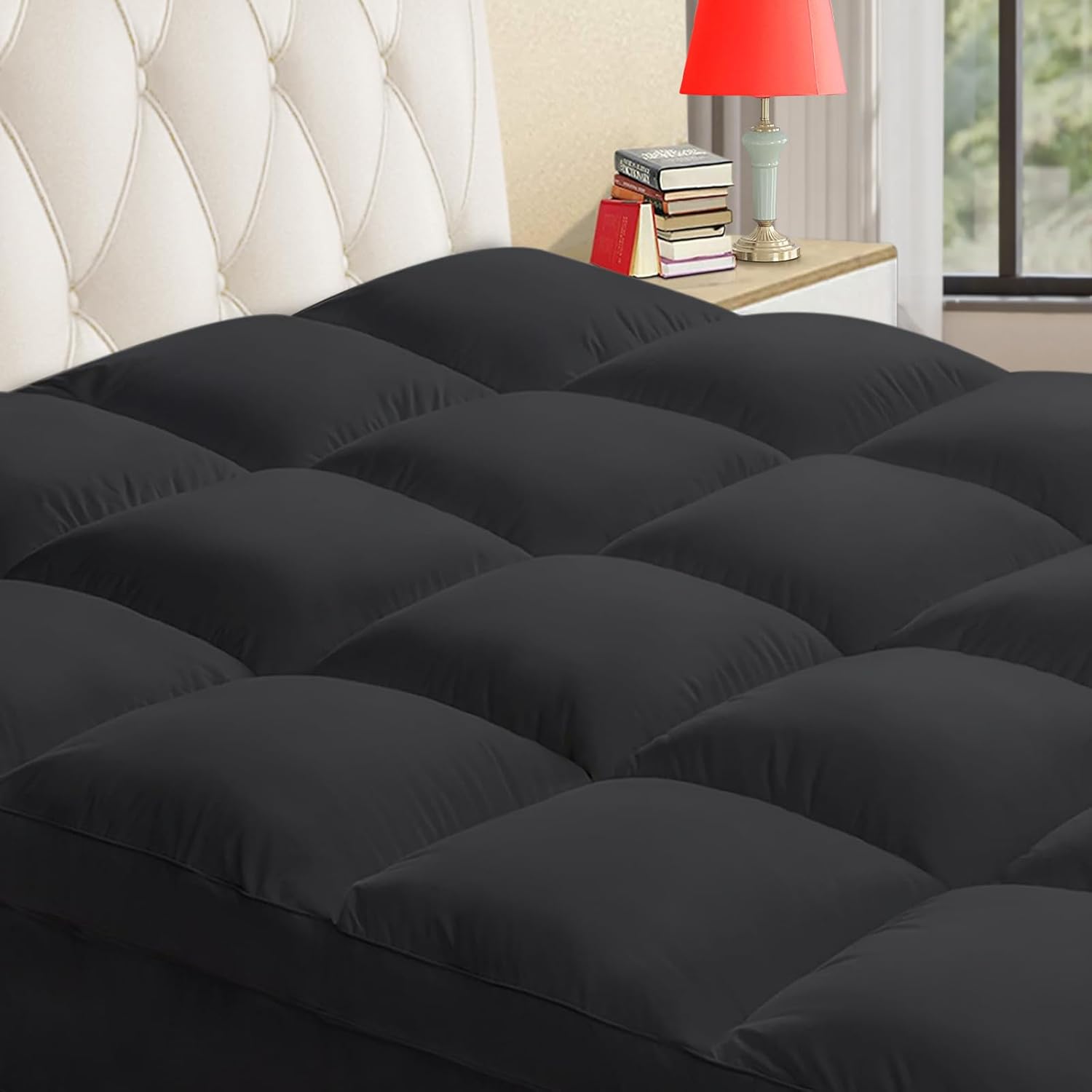 CYMULA Mattress Topper Full Size, Mattress Pad Cover for