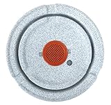 Scheurich Wave Globe Slim, Hochgefäß aus Kunststoff, Weiss-Granit, 39,5 cm Durchmesser, 80 cm hoch, 18 l Vol. - 5