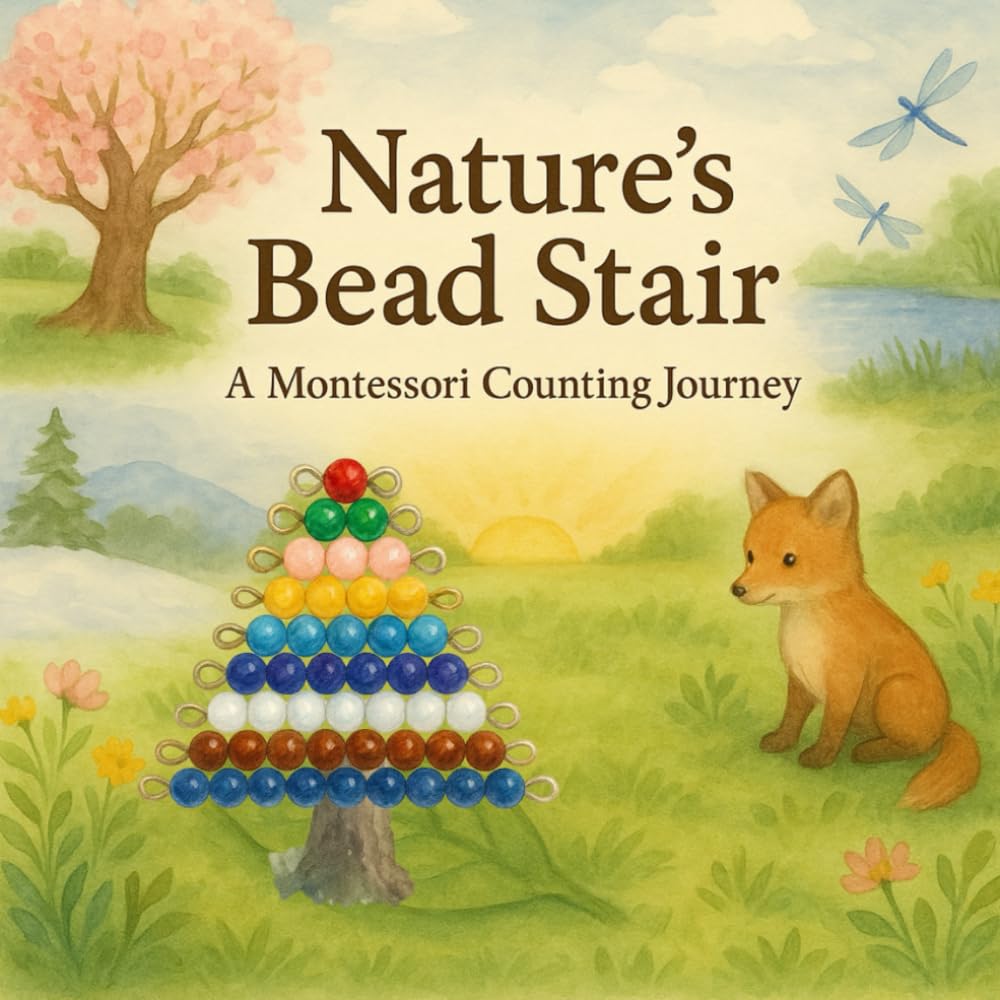 Nature's Bead Stair: A Montessori Counting book